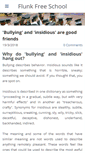 Mobile Screenshot of flunkfreeschool.com